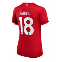Ženski Nogometni dresi Liverpool Cody Gakpo #18 Domači 2023-24 Kratek Rokav